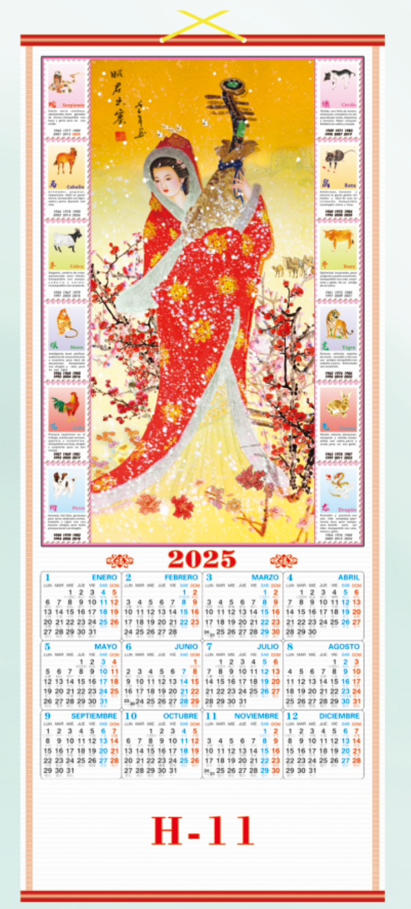 CALENDARIO CHINO 2025 H-11