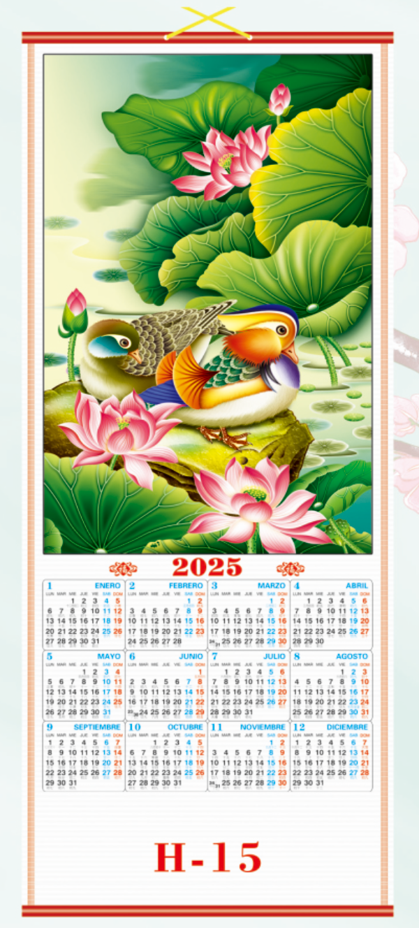 CALENDARIO CHINO 2025 H-15