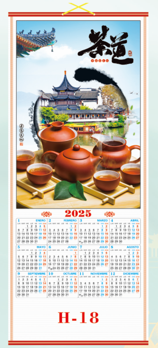 CALENDARIO CHINO 2025 H-18