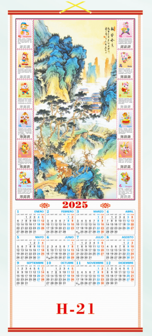 CALENDARIO CHINO 2025 H-21