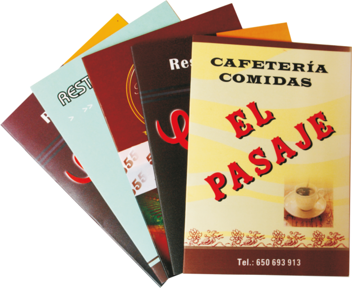 Menu Carta Tapa Blanda Multicolor A5